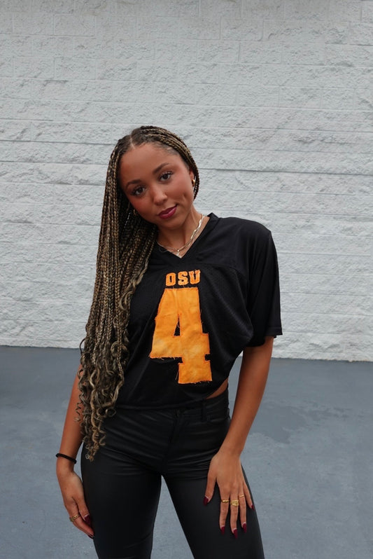 JERSEY THREADED UP TOP